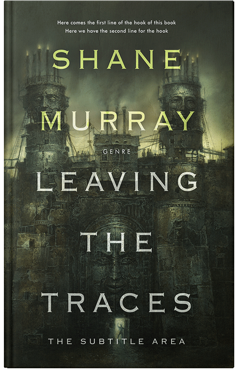 Front view of Premade Fantasy Book Cover - Log Cabin