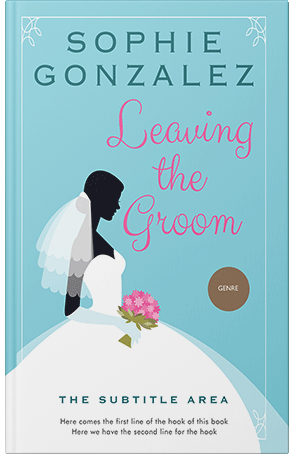 Premade Book Cover Cornflower