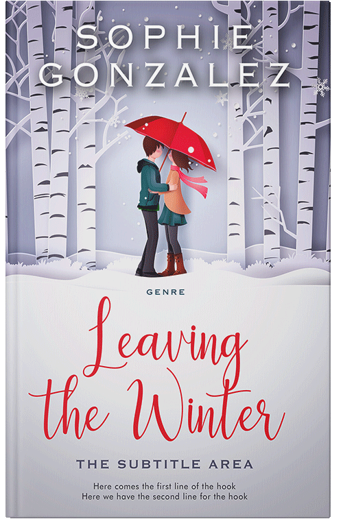 Front view of Premade Romance Book Cover - Mischka