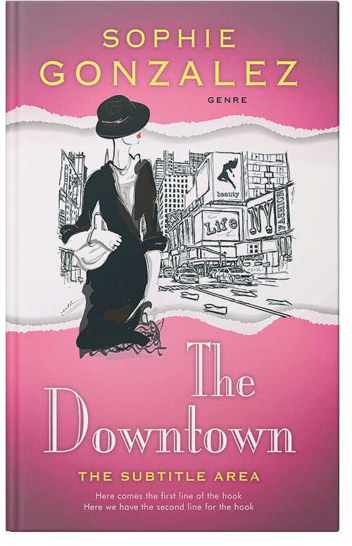 Front view of Premade Romance Book Cover - Charm