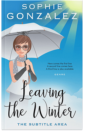 Pre Made Book Cover Denim