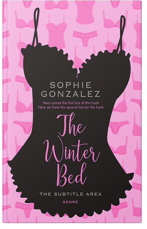 Front view of Premade Romance Book Cover - Lavender Pink