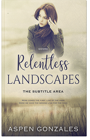 Premade Book Cover Stark White