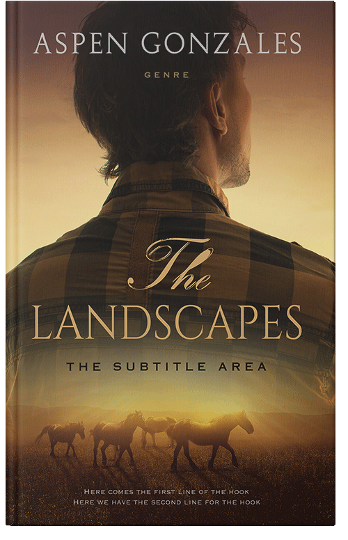 Front view of Premade Romance Book Cover - Mikado