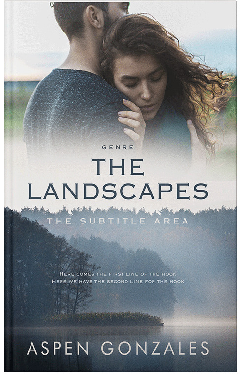 Front view of Premade Romance Book Cover - Silver Sand