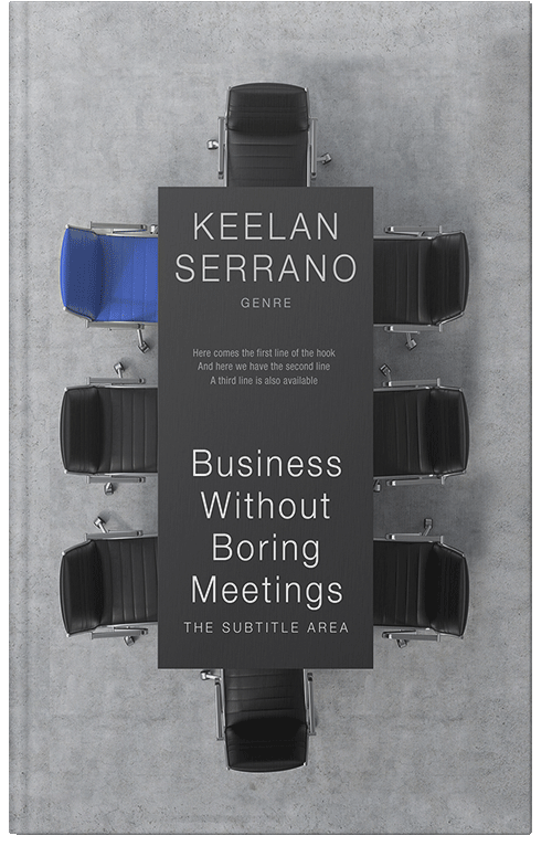 Front view of Premade Self-Improvement & Self-Help Book Cover - Gray Chateau