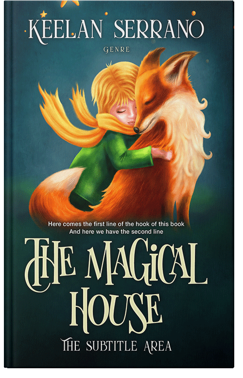 Front view of Premade Fantasy Book Cover - Gable Green