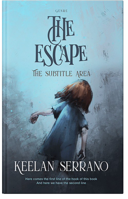 Front view of Premade Surreal Book Cover - Half Baked