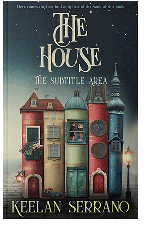 Pre Made Book Cover Ebony Clay