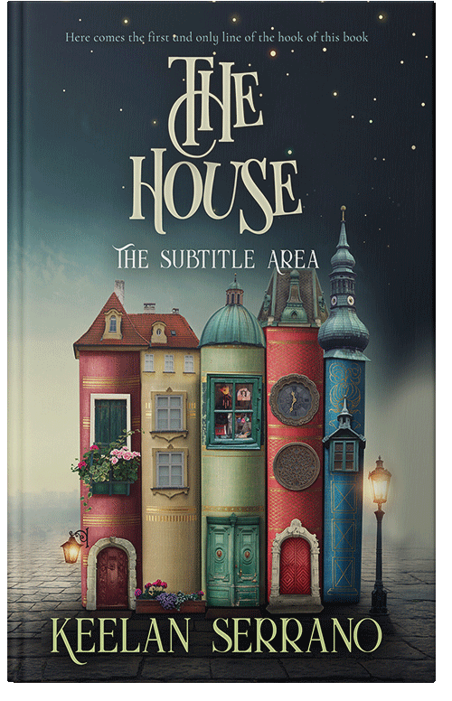 Front view of Premade Fantasy Book Cover - Ebony Clay