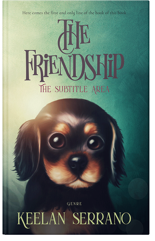 Front view of Premade Abstract Book Cover - Te Papa Green