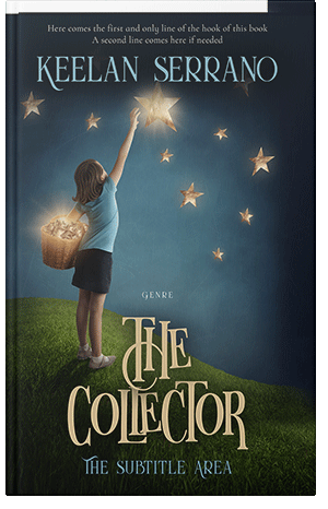 Premade Book Cover Outer Space