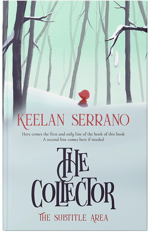 Front view of Premade Fantasy Book Cover - Swans Down