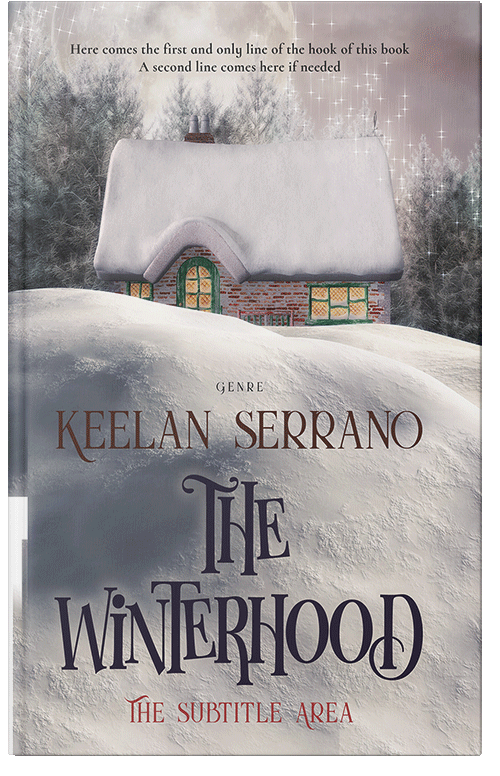 Front view of Premade Fantasy Book Cover - Silver Rust