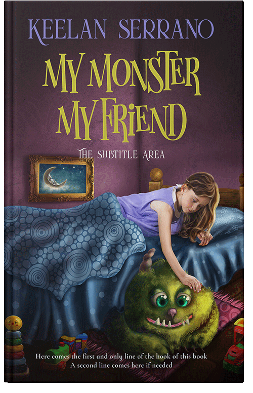 Front view of Premade Children's Book Cover - Baltic Sea