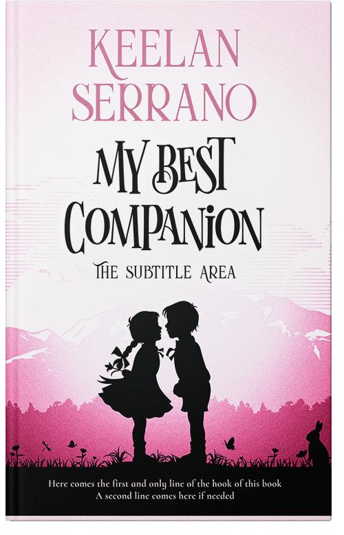 Front view of Premade Romance Book Cover - Underage Pink