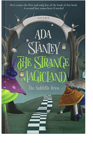 Pre Made Book Cover Outer Space