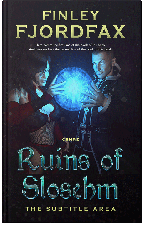 Front view of Premade Fantasy Book Cover - Cinder
