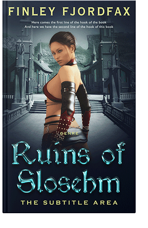 Pre Made Book Cover Ebony