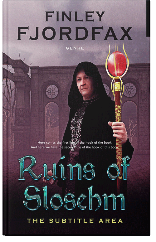 Front view of Premade Fantasy Book Cover - Cocoa Brown