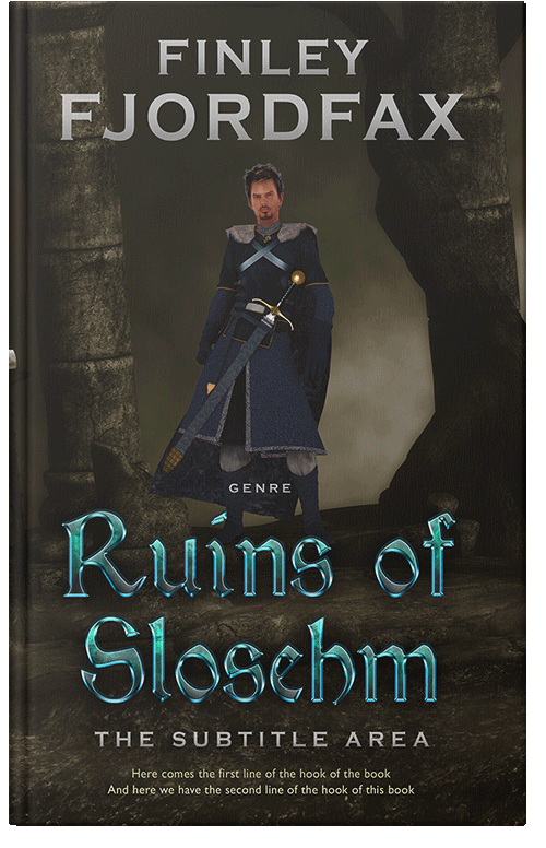 Front view of Premade Fantasy Book Cover - Zeus