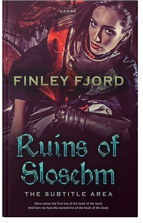 Front view of Premade Historical Book Cover - Coffee Bean