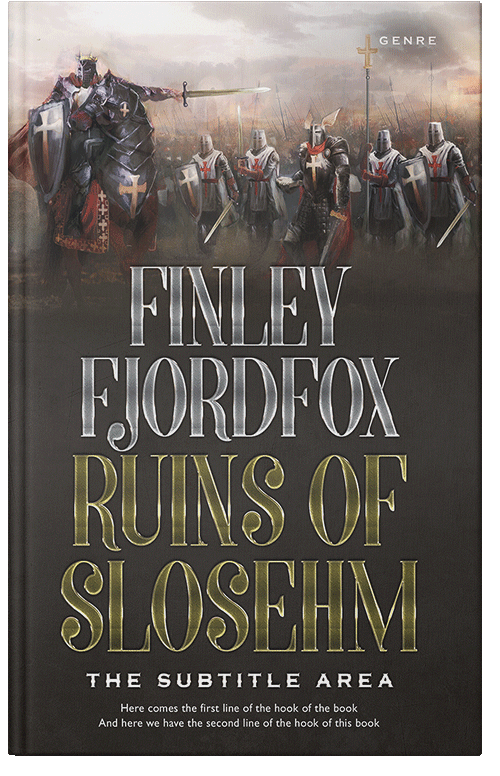 Front view of Premade Historical Book Cover - Merlin