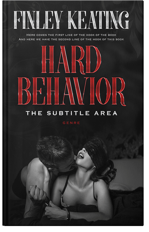 Front view of Premade Erotica Book Cover - Cod Gray