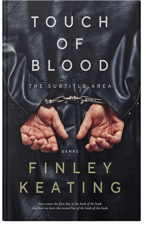 Front view of Premade Mystery & Thriller & Suspense Book Cover - Shark