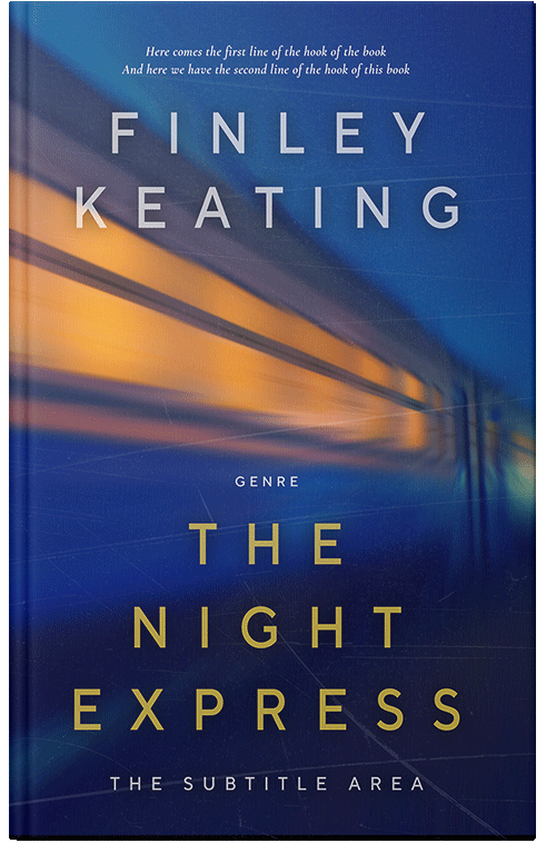 Front view of Premade Travel Book Cover - Biscay