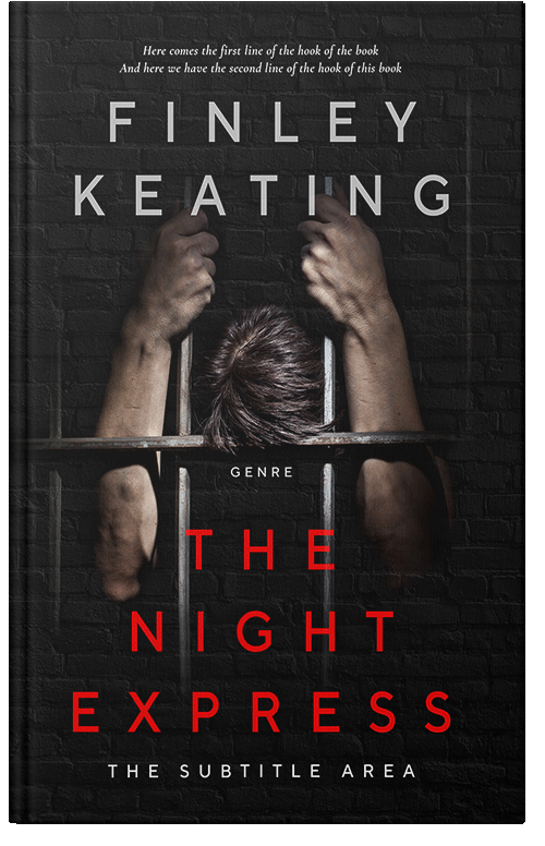 Front view of Premade Mystery & Thriller & Suspense Book Cover - Cod Gray