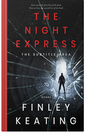 Premade Book Cover Black