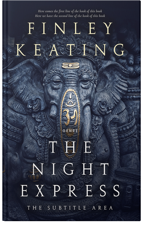 Front view of Premade Religion & Spirituality Book Cover - Mirage