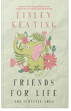 Premade Book Cover Satin Linen