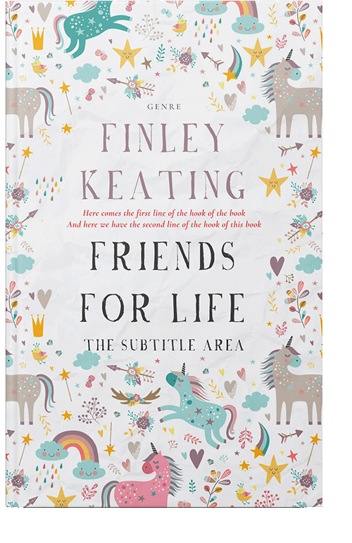 Front view of Ebb #4920 - Premade Fantasy Book Cover