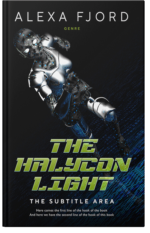 Front view of Premade Science Fiction Book Cover - Olivine