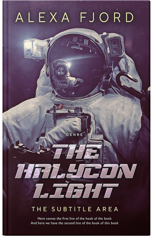 Front view of Premade Science Fiction Book Cover - Livid Brown