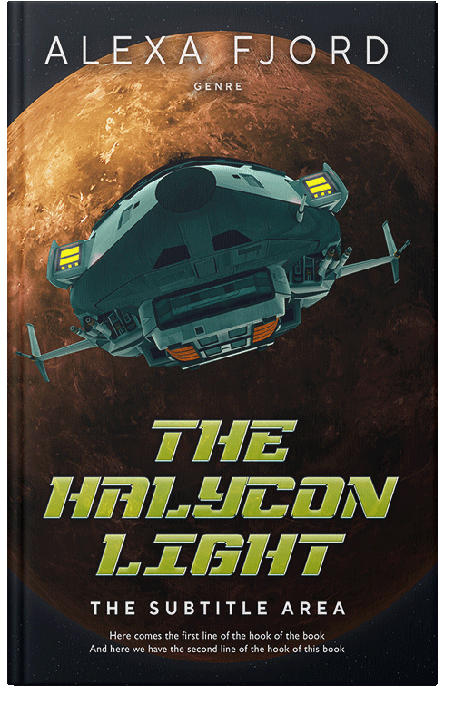 Front view of Premade Science Fiction Book Cover - Roti