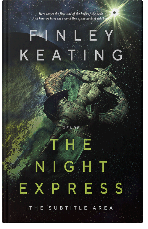 Front view of Premade Science Fiction Book Cover - Woodsmoke