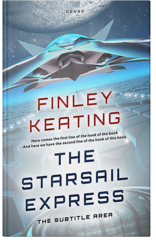 Front view of Premade Science Fiction Book Cover - Geyser