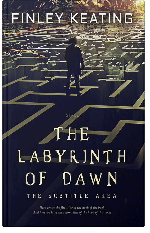 Front view of Premade Mystery & Thriller & Suspense Book Cover - Mirage