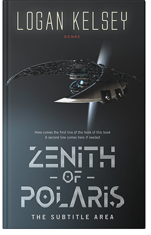 Premade Book Cover Outer Space