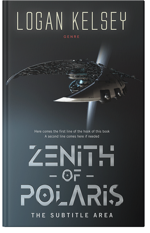 Front view of Premade Science Fiction Book Cover - Outer Space