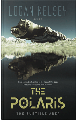 Premade Book Cover Shark
