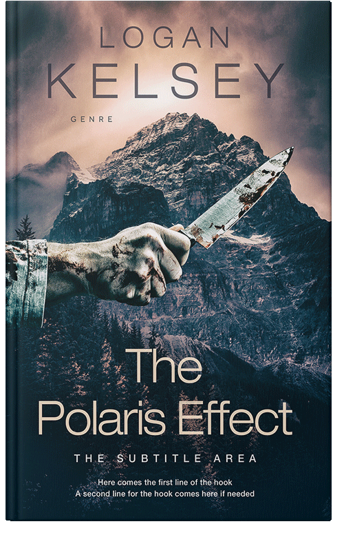 Front view of Premade Mystery & Thriller & Suspense Book Cover - Clam Shell