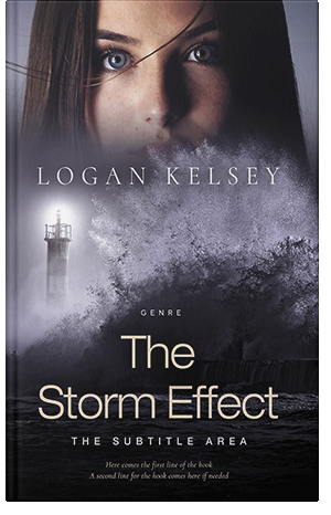 Premade Book Cover Pink Swan