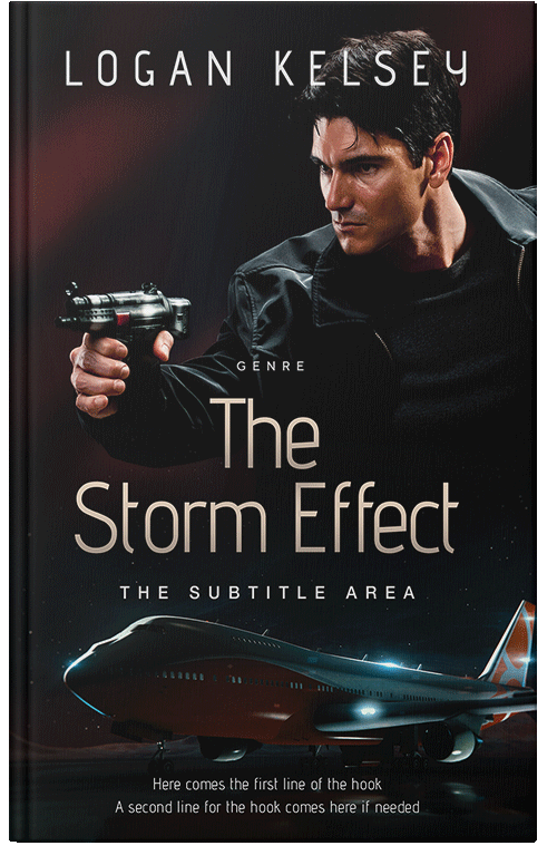 Front view of Premade Science Fiction Book Cover - Cod Gray