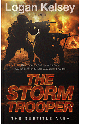 Pre Made Book Cover Graphite