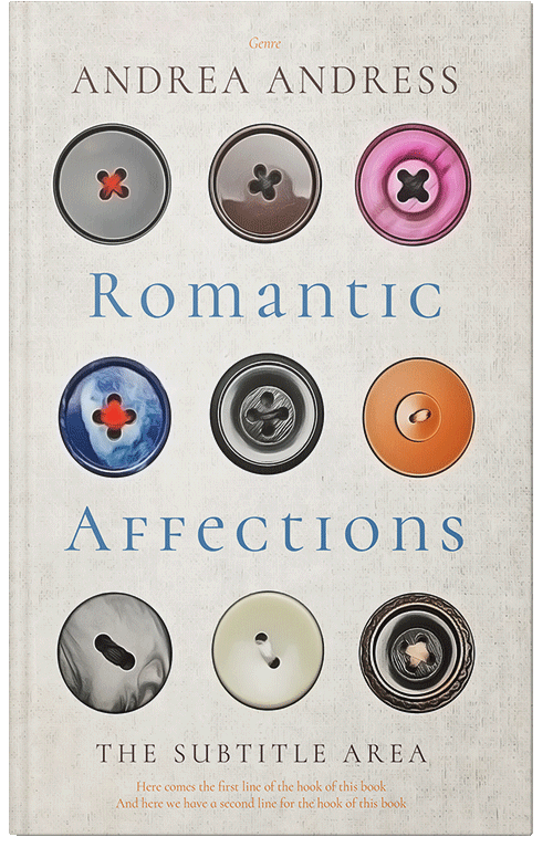 Front view of Premade Literary Fiction Book Cover - Pearl Bush