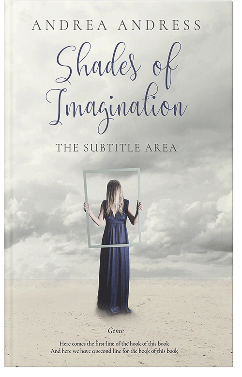 Front view of Premade Abstract Book Cover - Westar